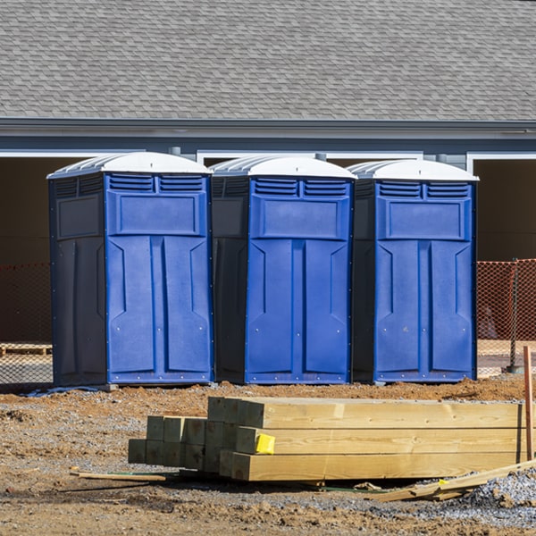 are there any restrictions on what items can be disposed of in the porta potties in Whiteside Tennessee